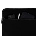 Vangoddy 15.6" Neoprene Laptop Sleeve - Black-Slim-line design allows this case to be carried solo or fit in your favorite bag