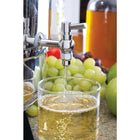 Euro Cuisine EC9500 Stove Top Juicer, Stainless Steel-The spigot provides an easy to use draining of the juice into bottles or jars