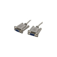 StarTech SCNM9FF 10' DB9 to DB9 Serial Cable-DB-9 (9 pin; D-Sub) Female connectors for convenient data transfer