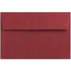 JAM Paper A9 Invitation Envelopes, 5.75 x 8.75, Dark Red, 250 Pack (31511321H)-Red dark base envelope