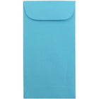 JAM Paper #7 Coin Envelopes, 6.5 x 3.5, Brite Hue Blue Recycled, 1000 Pack-Coin Envelopes