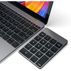Satechi Slim Wireless Keypad - Space Grey-Features a rechargeable battery, with a charge lasting up to two weeks and a charge time of 1-2 hours