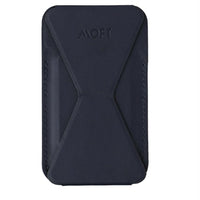 MOFT Snap-On Magnetic MagSafe Compatible Phone Wallet Stand for iPhone - Blue-Snap-On Phone Stand & Wallet