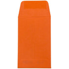 JAM Paper #1 Coin Envelopes, 2 1/4 x 3 1/2, Orange Recycled, 100 Pack-#1 Coin, 2.25in x 3.5in