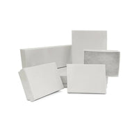 Eddie's #82A Jewellery Boxes - Long - 7-7/8" W x 2" D x 7/8" H - White - 100 Pack-Cardboard