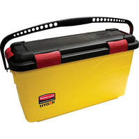 Rubbermaid HYGEN Charging Bucket-New and improved hinged lid with latches facilitates easy opening and closing