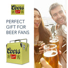 Coors Banquet Retro Ice Chest Cooler with Bottle Opener - 13L-Eye-catching rustproof red exterior