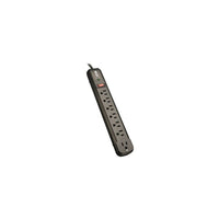 Tripp Lite Protect It! 7-Outlet 540 Joule Black Surge Suppressor With 4' Cord-Input voltage: 120 VAC (110 - 125 VAC)