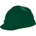 MSA V-Gard Protective Caps - Fas-Trac Suspension, Ratchet Suspension, Green - 4 Pack-Certification(s) ANSI Type I