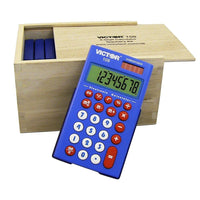 Victor 108Tk Teacher's Kit 10 Pack of Calculators-Handheld; 8 digits