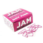 JAM Paper Butterfly Paper Clips, Pink Paperclips, 4 packs of 15 (332BYfug)-Size: 1.5 in Long x 1.1 in Wide (43mm x 30mm)