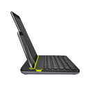 Logitech K480 Wireless Multi-Device Keyboard - Black-Familiar Keyboard Layout: Find all the shortcut keys you use the most, but in a space-saving design that lets you place your mouse close to you, for less arm reaching and better posture