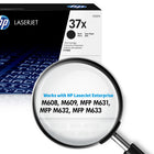 HP 37X (CF237X) Black High Yield Original LaserJet Toner Cartridge-The package includes one black toner cartridge for use with a compatible laser printer