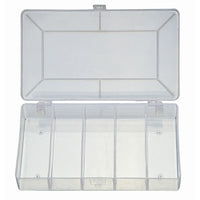 HVTools – Boîte pour composants électroniques, compartiments internes carrés, 7 x 4 x 1 po, transparent-Boîte pour composants électroniques de HV Tools