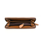 Tolredo Rhea Leather Clutch - Light Brown-Responsible sustainable living: no chemicals used in leather tanning process (vegetable tanned)