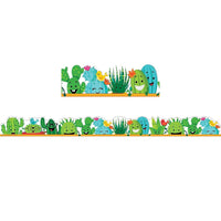 Eureka Extra Wide Deco Trim, A Sharp Bunch Line-Up, 72 Pack-Classroom Decoration