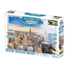 Building New York Scratch Puzzle - 500 Pieces-Assemble, scratch and reveal