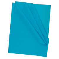 North American Paper Inc. Tissue Paper - 20" x 30" - Turquoise - 24 Sheets-Can be used for both packaging and decorations