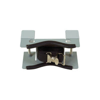 Justrite Single Cylinder Bench Bracket - Grey-Edges are protected with steel reinforced vinyl guarding to maintain cylinders and provide extra grip