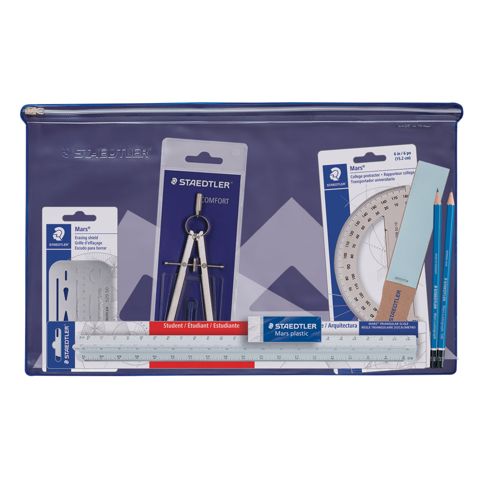Staedtler Beginner Drafting Kit, 11-Piece Kit | staples.ca