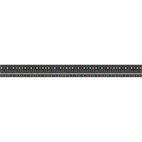 Teacher Created Resource Chalkboard Brights Straight Border Trim, Multicolour, 72 Pack (TCR5619)-Suitable for all ages