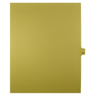Mark Maker Legal Exhibit Index Tab Buff Single Tabs, 1/25th Cut, Letter Size, No Holes, Number 39, 25 Pack-Buff Single Tabs, 1/25th Cut
