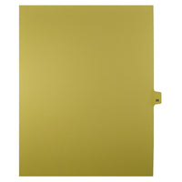 Mark Maker Legal Exhibit Index Tab Buff Single Tabs, 1/25th Cut, Letter Size, No Holes, Number 39, 25 Pack-Buff Single Tabs, 1/25th Cut
