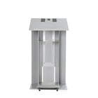 Urbann K6 Lectern With Wheels - Aluminum, Light Grey-Material: Aluminum