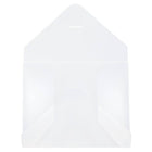 JAM Paper Plastic Portfolio with Tuck Flap Closure, Letter, 9.5 x 11.88 x.25, Clear Frost, 2 Pack (2010 009g)-Material: Plastic