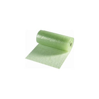 Crownhill Eco-Friendly Bubble Roll - Perforated Every 12" - Green - 3/16" - 12" x 25'-Void fill/Protection