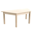 Flash Furniture Bright Beginnings Commercial Grade Wooden Trapezoid Preschool Classroom Activity Table (MKME088017)-Supports up to 300 LBS. Static Weight Capacity