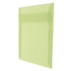 JAM Paper 5.5 x 5.5 Square Envelopes, Leaf Green Translucent Vellum, 100 Pack (1591908g)-Size: 5 1/2" x 5 1/2"