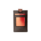 Champs Leather RFID Smart Tap Wallet - Khaki-2 credit card slots to carry all your credit, debit, gift cards and ID