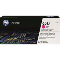 HP 651A (CE343A) Magenta Original LaserJet Toner Cartridge-Standard toner cartridge, up to 16000 pages