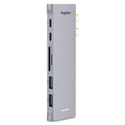 Kopplen USB-C 7 Ports Multi-function Hub 7 in 1 with SD and MicroSD Card Reader-HDMI: Supports max resolution of 4K/30Hz
