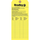 Bradley Inspection Tag, Paper, 3-6/8" W x 5-7/8" H, English - 36 Pack-Height: 5-7/8"