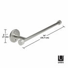 Umbra Cappa Wall Mount Paper Towel Holder - Nickel Finish-8