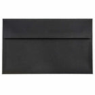 JAM Paper A9 Invitation Envelopes, 5.75 x 8.75, Black Linen Recycled, 1000 Pack (900906807B)-Black