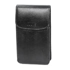 Roots 73 XXL Universal Vertical Leather Holster Case - Black-Black /Leather construction is durable and stylish