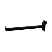 Can-Bramar Straight Arm For Slatwall, 12", Black, 25 Pack-Straight arm for slatwall