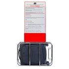 Air Canada Central 20" Softside Carry On Spinner Luggage - Charcoal-Retractable push-button handle