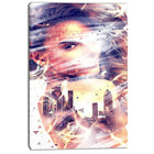 Designart Her City Street Art Canvas Artwork, (PT3607-24-40)-Print
