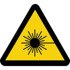 ISO Safety Labels, Warning, Lazer Hazard, SAX439-Material - Adhesive Vinyl