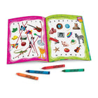 TREND enterprises Inc. Wipe-Off Activity Book -  My Alphabet Book Owl-Stars! - Grade Preschool JK - SK-Wipe-Off surface encourages repetition to build hand-eye coordination crucial for skill mastery.
