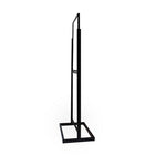 Futech BH-55F Floor Sign Holder, 60" x 24" x 15", Matte Black-Assembly required