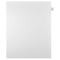Mark Maker Legal Tabs - Letter Size - White - 1/15th cut - 25 tabs per package - 5 packages Pack - Number 122-White Single Tabs