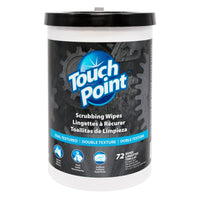 TouchPoint Scrubbing Wipes - 72 Pack-Dual textured wipe - a textured side and a smooth side