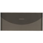 JAM Paper #10 Plastic Envelopes with Tuck Flap - 4 1/4" x 9 3/4" - Smoke Grey Poly - 12 Pack -Colour: Smoke Grey 