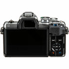 Olympus OM-D E-M10 Mark IV with M.Zuiko Digital ED 14-42mm F3.5-5.6 EZ Lens Kit - Silver Body/Silver Lens-180 degree Tilting Touchscreen LCD