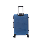 TOSCANO INTRECCIARE 30" Hardside Large Luggage - Blue-ABS Hardshell